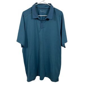 Under Armour Blue Athletic Polo Short Sleeve T-Shirt